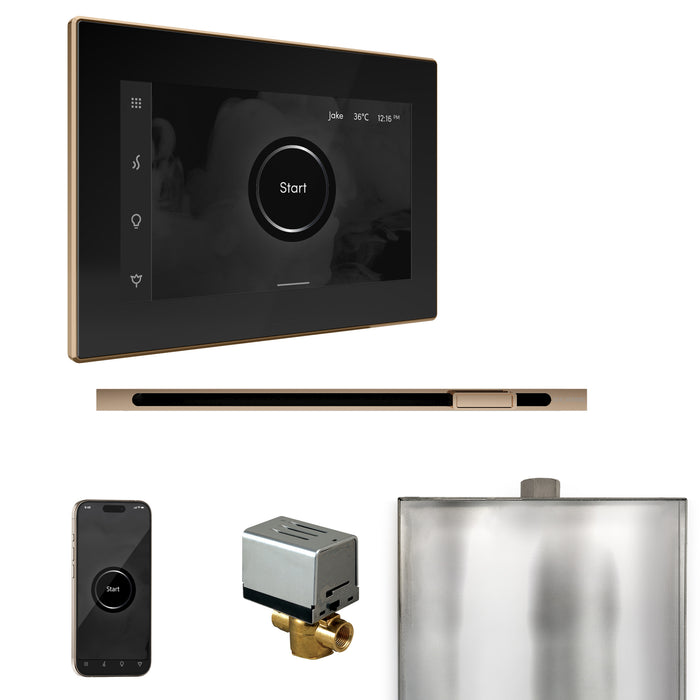 XButler Steam Shower Control Package with iSteamX Control and Linear Steamhead