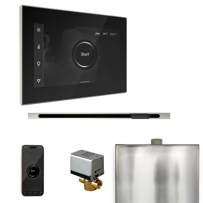 XButler Steam Shower Control Package with iSteamX Control and Linear Steamhead