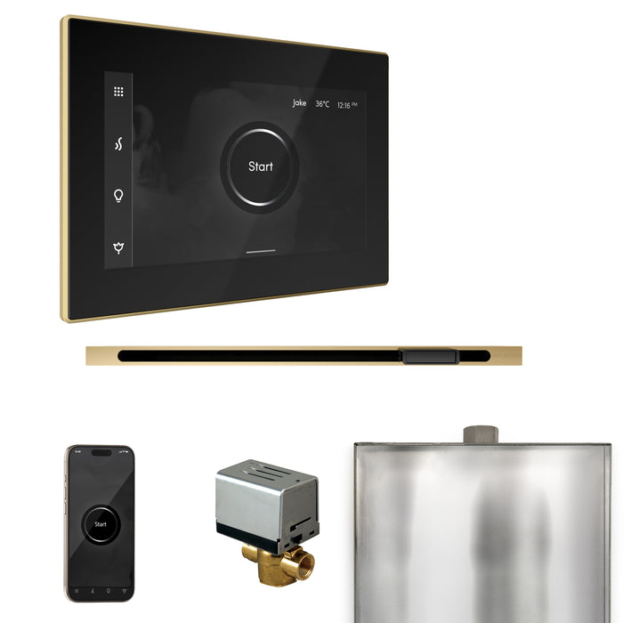 XButler Steam Shower Control Package with iSteamX Control and Linear Steamhead
