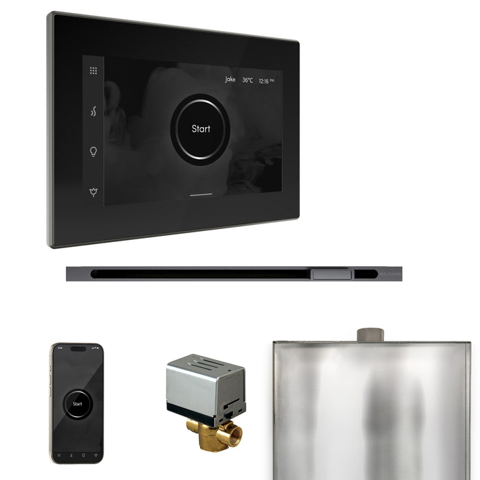 XButler Steam Shower Control Package with iSteamX Control and Linear Steamhead