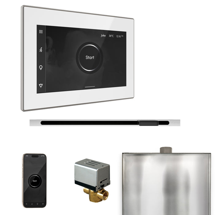 XButler Steam Shower Control Package with iSteamX Control and Linear Steamhead