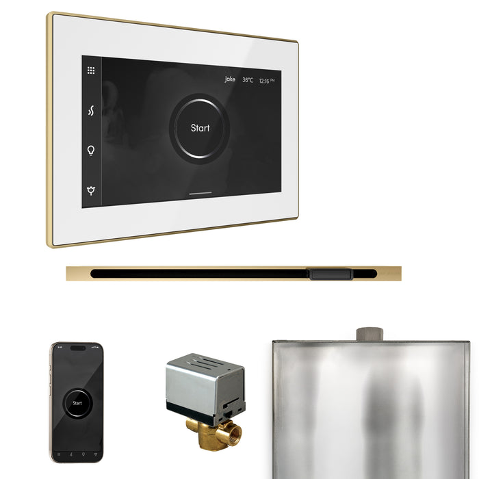 XButler Steam Shower Control Package with iSteamX Control and Linear Steamhead