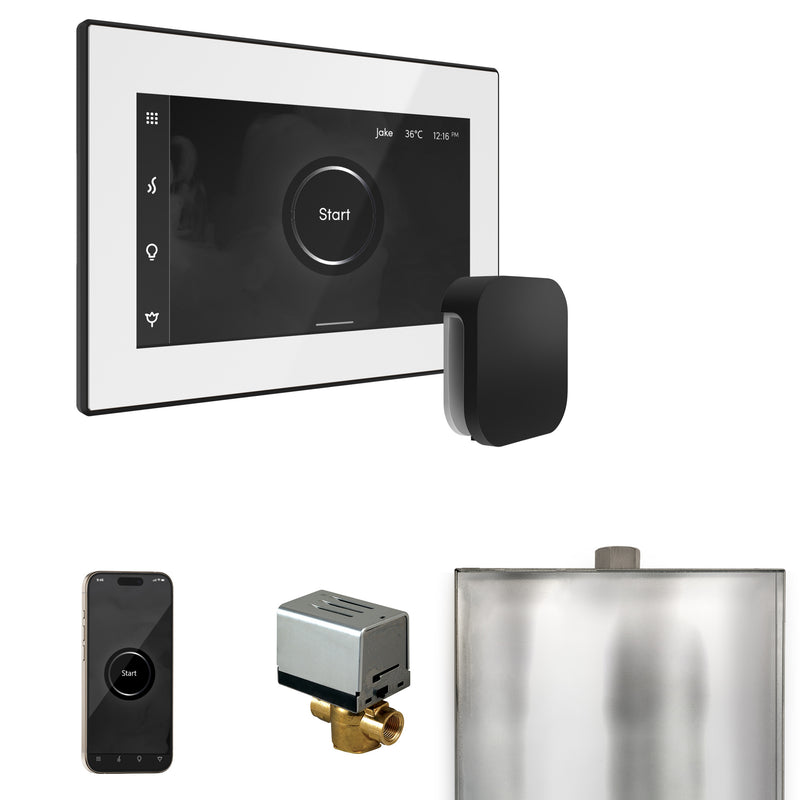 XButler Steam Shower Control Package with iSteamX Control and Linear Steamhead