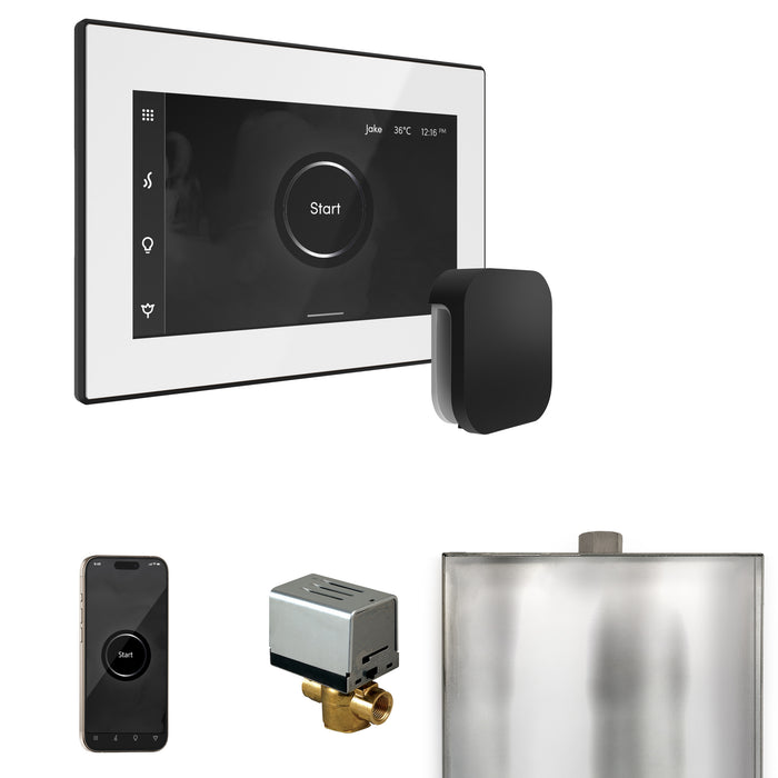 XButler Steam Shower Control Package with iSteamX Control and Linear Steamhead