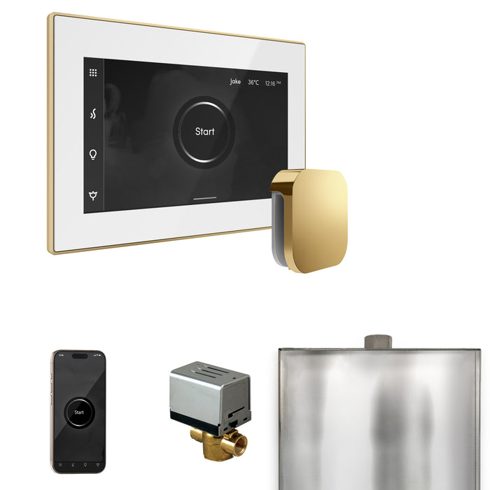XButler Steam Shower Control Package with iSteamX Control and Linear Steamhead