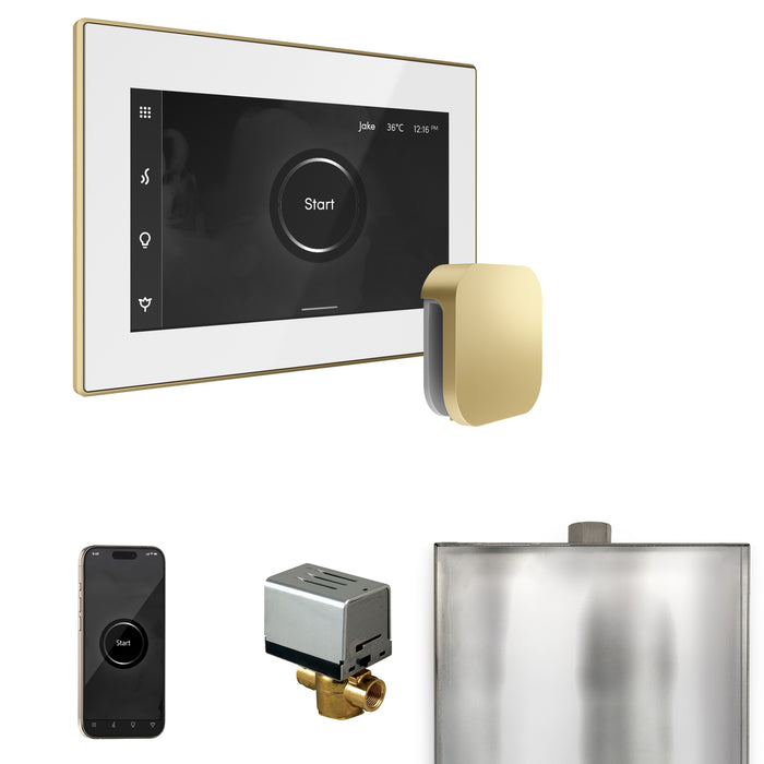 XButler Steam Shower Control Package with iSteamX Control and Linear Steamhead