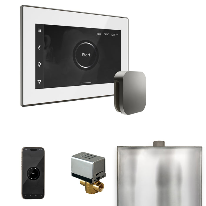 XButler Steam Shower Control Package with iSteamX Control and Linear Steamhead