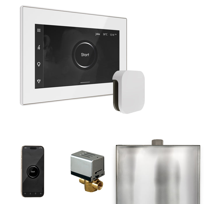 XButler Steam Shower Control Package with iSteamX Control and Linear Steamhead