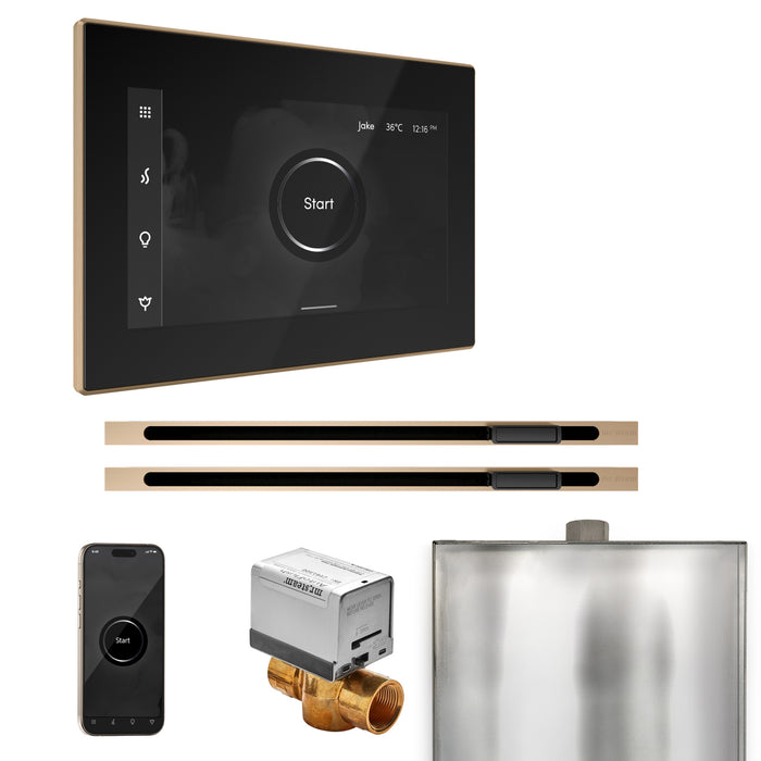 XButler Max Steam Shower Control Package with iSteamX Control and Linear Steamhead