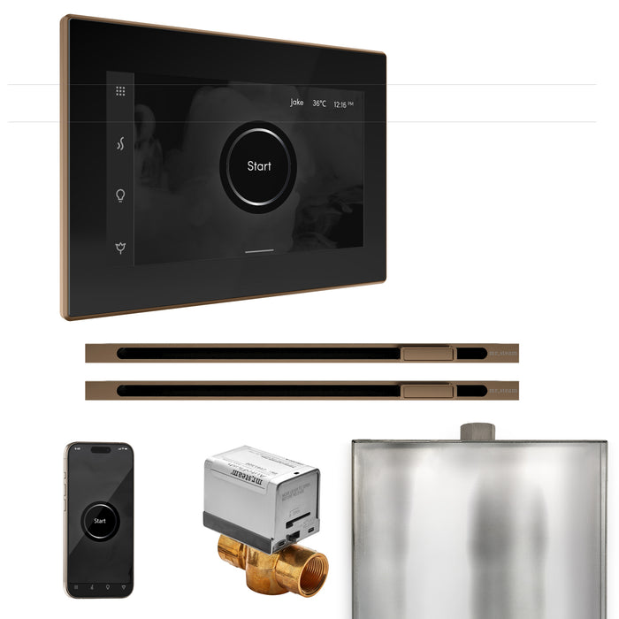 XButler Max Steam Shower Control Package with iSteamX Control and Linear Steamhead