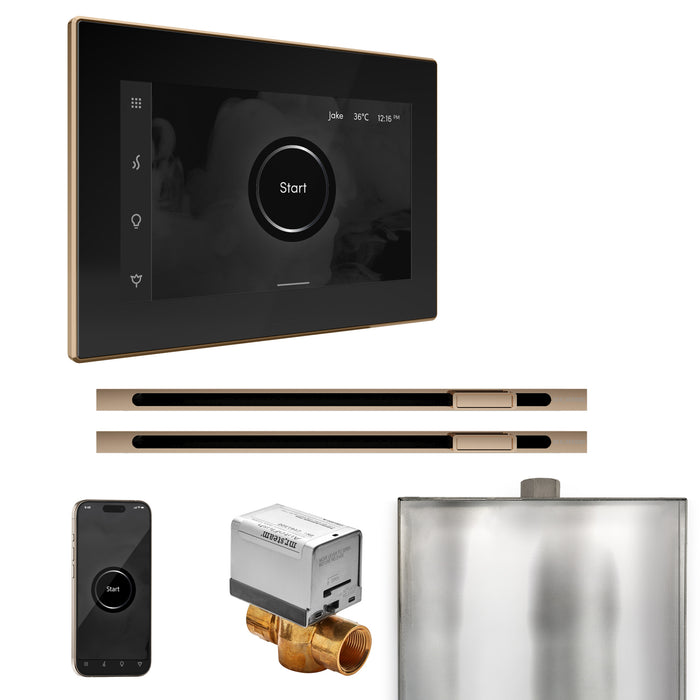 XButler Max Steam Shower Control Package with iSteamX Control and Linear Steamhead