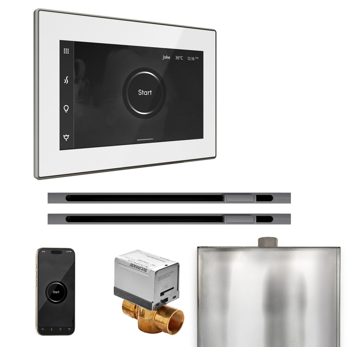 XButler Max Steam Shower Control Package with iSteamX Control and Linear Steamhead