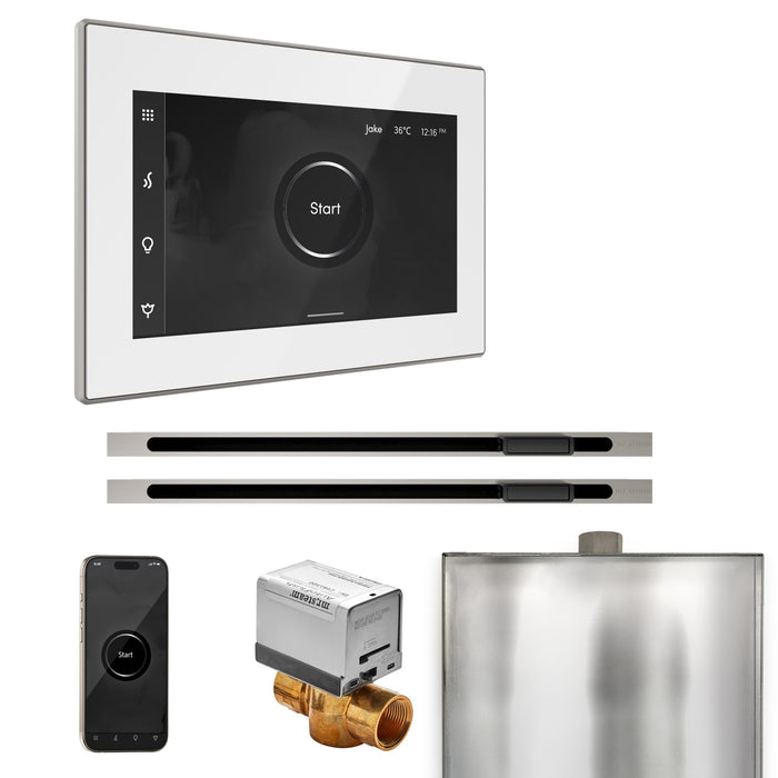 XButler Max Steam Shower Control Package with iSteamX Control and Linear Steamhead