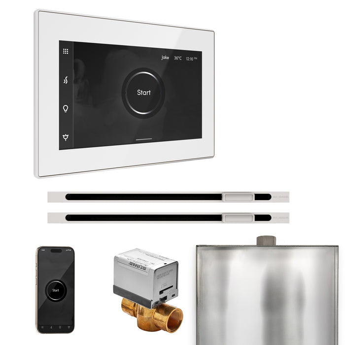 XButler Max Steam Shower Control Package with iSteamX Control and Linear Steamhead