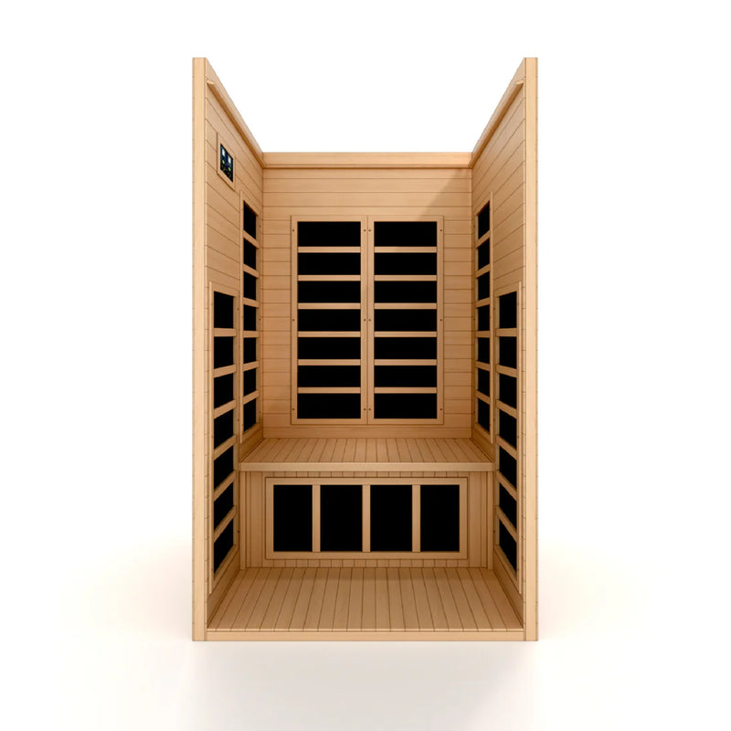 (New 2026 Model) Dynamic "Gracia" 1-2 Person Ultra Low EMF FAR IR Sauna (DYN-6119-01 Elite)