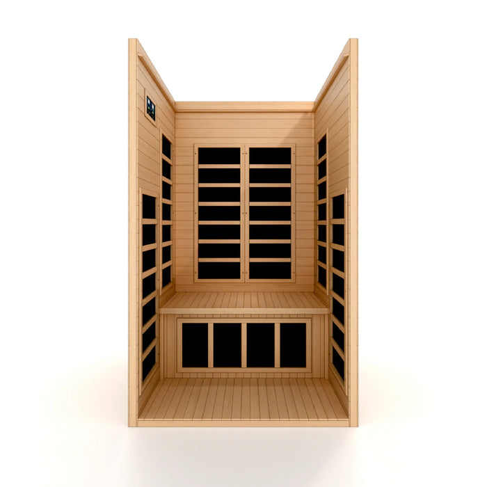 (New 2026 Model) Dynamic "Gracia" 1-2 Person Ultra Low EMF FAR IR Sauna (DYN-6119-01 Elite)