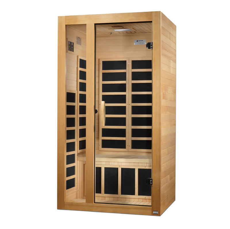 (New 2026 Model) Dynamic "Gracia" 1-2 Person Ultra Low EMF FAR IR Sauna (DYN-6119-01 Elite)