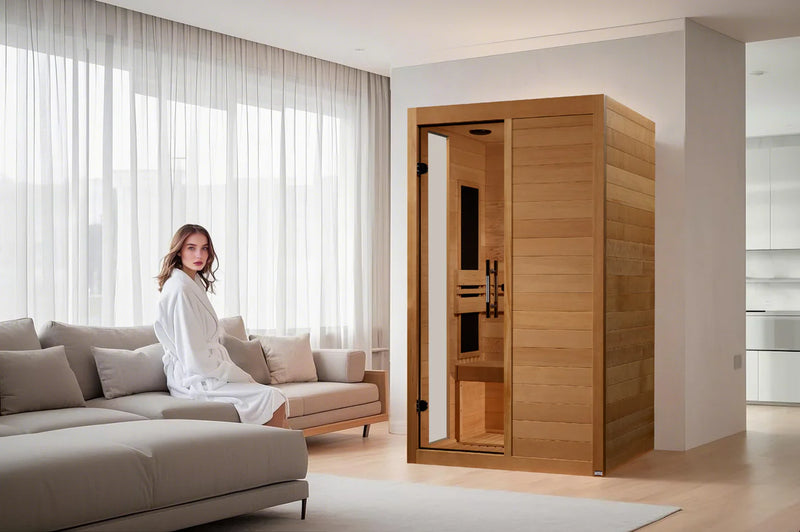 (New 2026 Model) Dynamic "Lucca" 2 Person Ultra Low EMF FAR IR Sauna (DYN-6215-05 Elite)