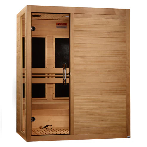 (New 2026 Model) Dynamic "Toscana" 3 Person Ultra Low EMF FAR IR Sauna (DYN-6315-05 Elite)