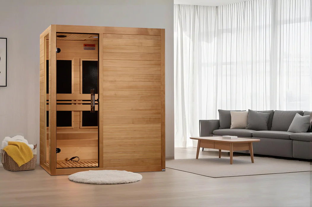 (New 2026 Model) Dynamic "Toscana" 3 Person Low EMF FAR IR Sauna (DYN-6315-05)