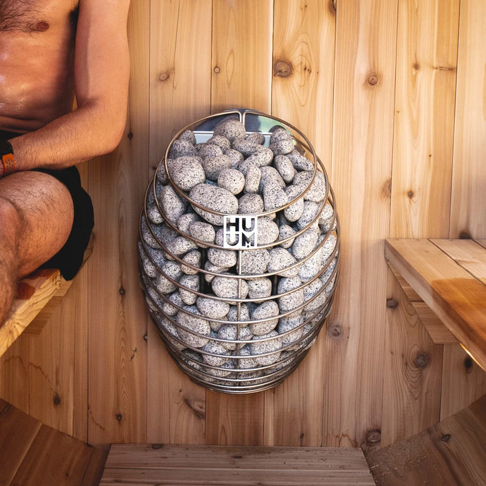 HUUM DROP Series 7.5kW Sauna Heater Package - UKU WiFi Black