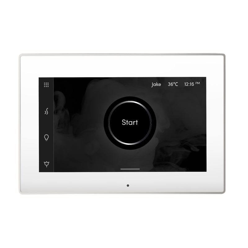 iSteamX Steam Shower Control and Steamhead
