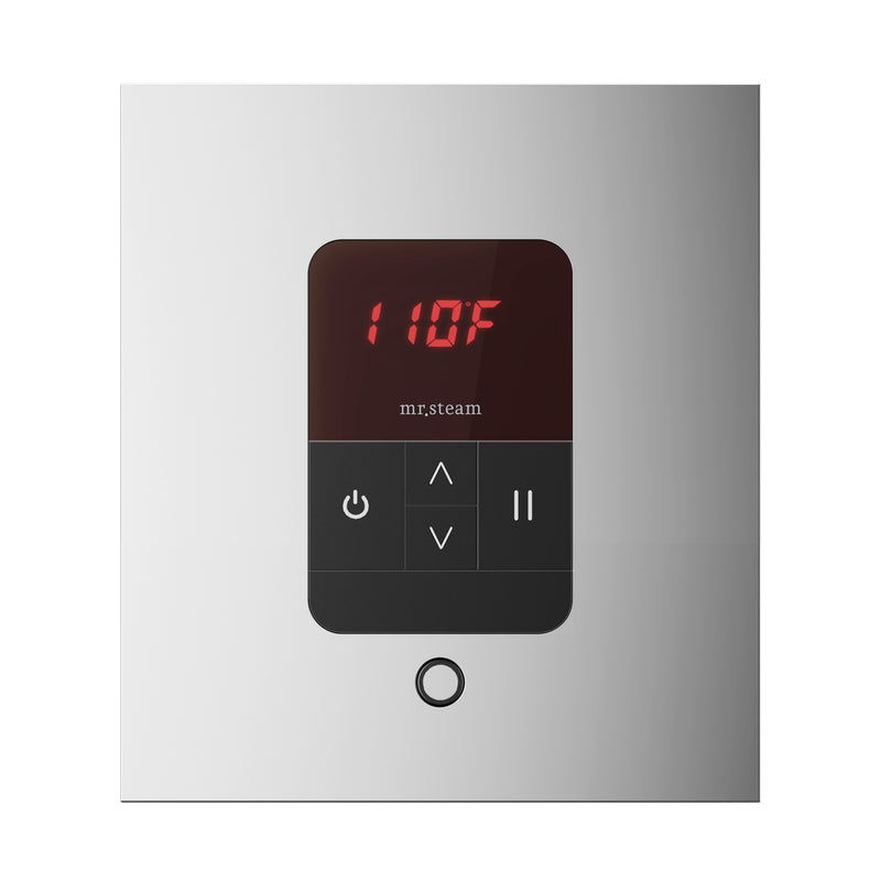iTempo Square Steam Shower Control and Steamhead