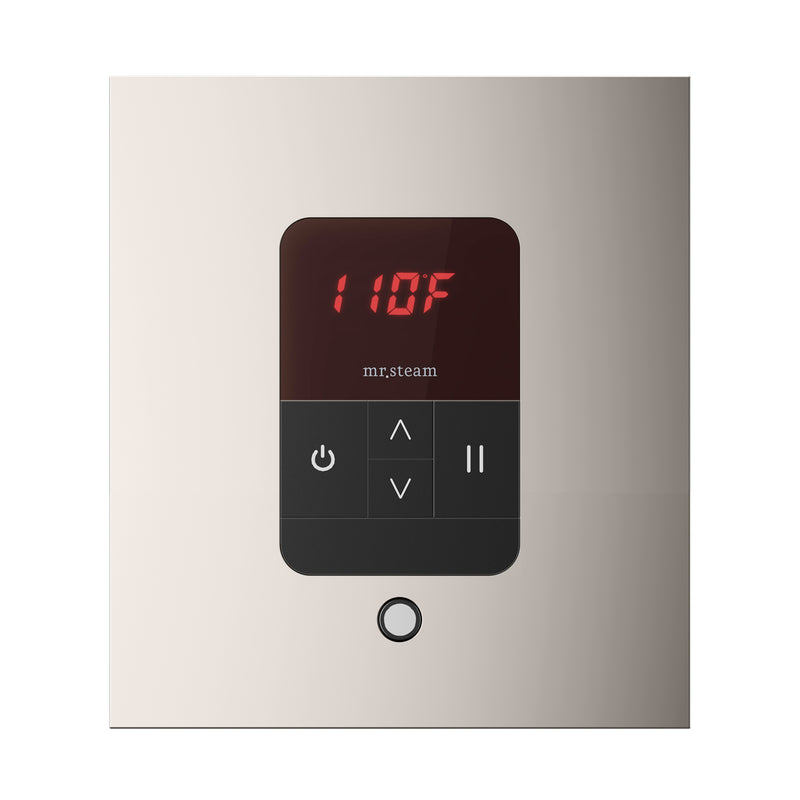 iTempo Square Steam Shower Control and Steamhead