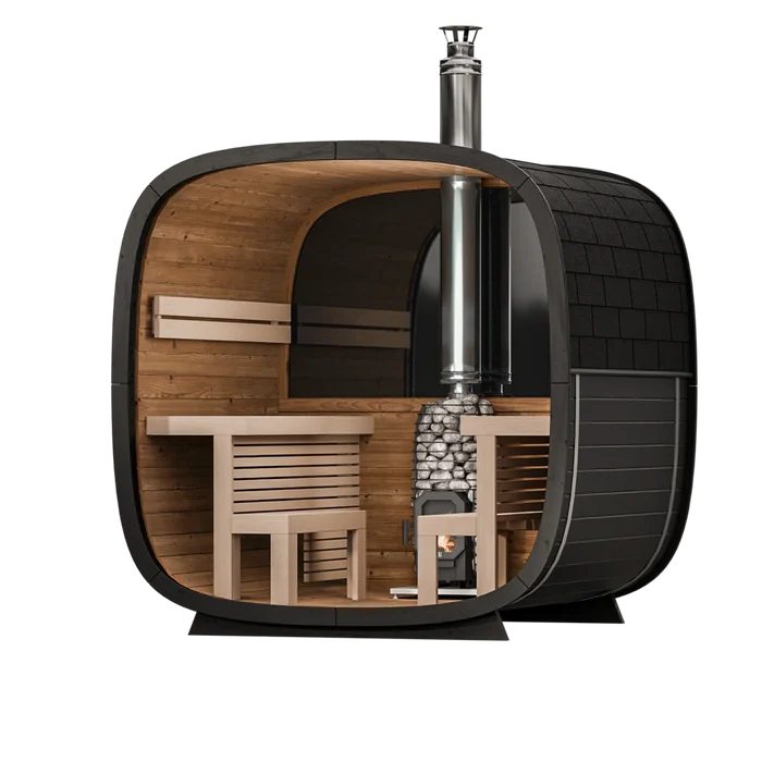 Leil Saunas Black Cube Comfort