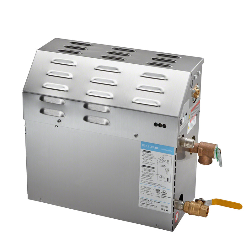 MS 9 kW (9000 W) Steam Shower Generator Package with round iTempo Control
