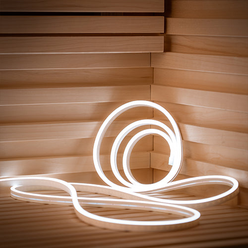 PROSAUNAS Three-Zone Linear White LED Neon Light Kit