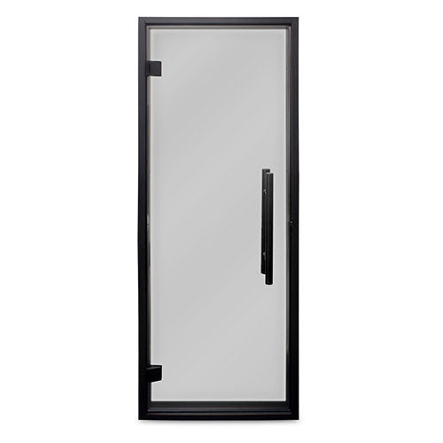 ProSaunas Prehung Tinted Glass Sauna Door, Black Alder Frame 24x73