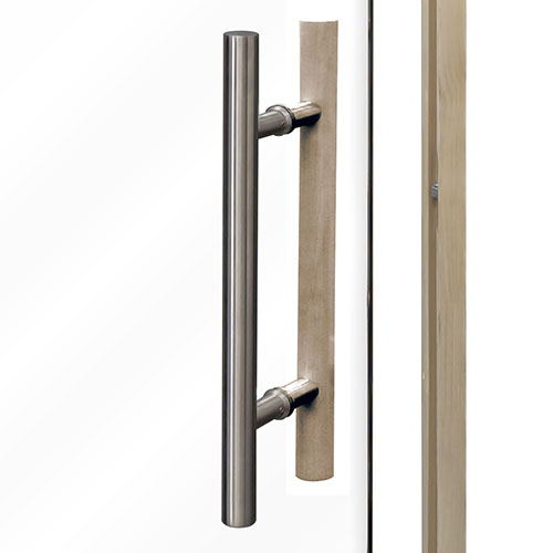 ProSaunas Prehung ADA Clear Glass Sauna Door, Aspen 36x81