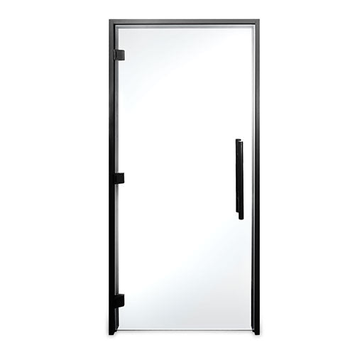 ProSaunas Prehung ADA Clear Glass Sauna Door, Black Alder 36x81