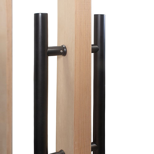 ProSaunas Prehung Solid Wood Sauna Door with Insulated Glass 36x80