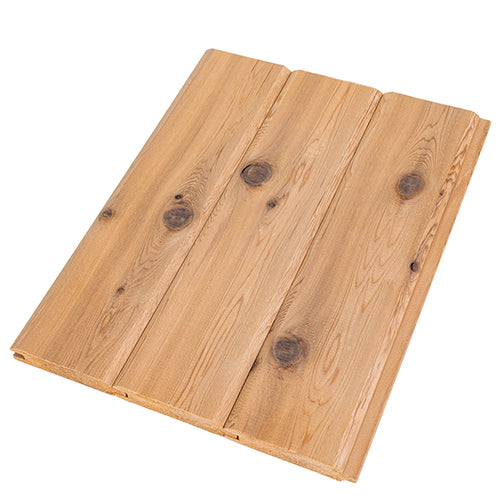 ProSaunas Sauna Wood, Select Tight Knot, Tongue & Groove, V-Joint on 2 Edges of the Smooth Face, Wall Material