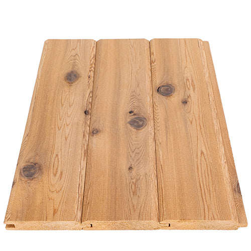 ProSaunas Sauna Wood, Select Tight Knot, Tongue & Groove, V-Joint on 2 Edges of the Smooth Face, Wall Material