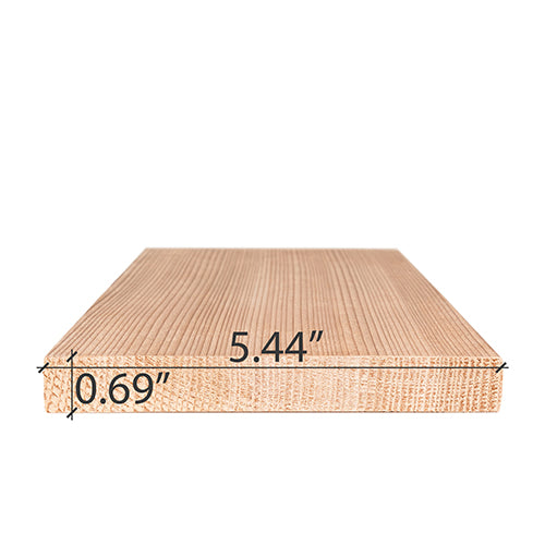 PROSAUNAS CEDAR 1X6 VG S4SEE