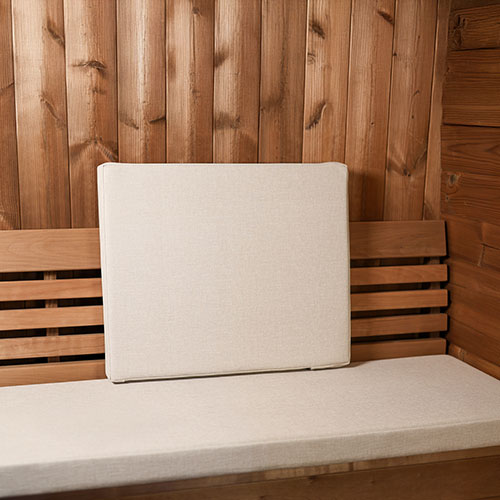 PROSAUNAS Stain-Resistant Fabric Sauna Cushion