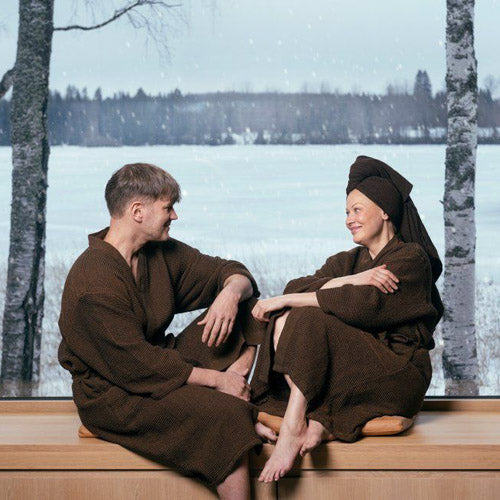 Rento Bath Robe, Cotton/Polyester, L/XL