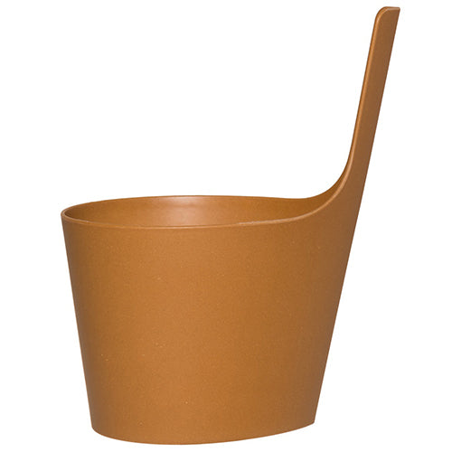 Rento Sauna Bucket, Straight Handle, Recyclable Biocomposite, 5 Liters
