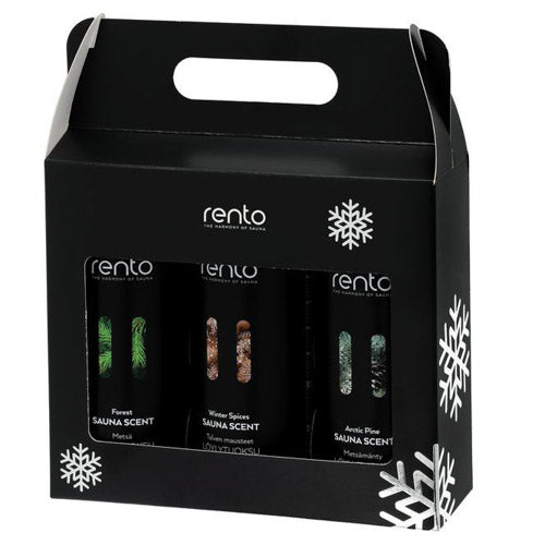 Rento Limited Edition Gift Set, Sauna Scent 3 x 400mL