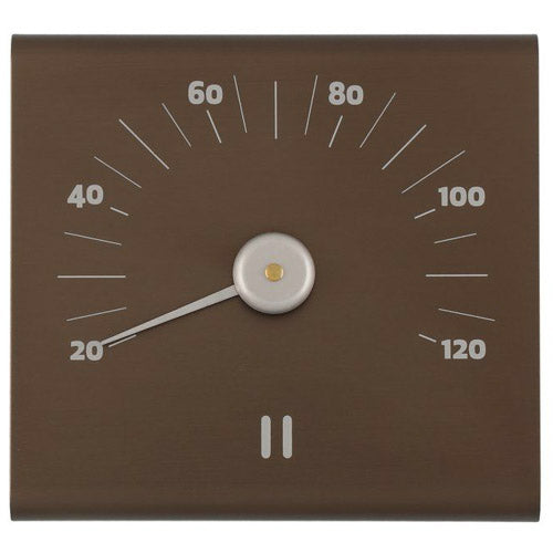 Rento Sauna, Thermometer, Celsius, Square, Aluminum