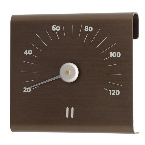 Rento Sauna, Thermometer, Celsius, Square, Aluminum