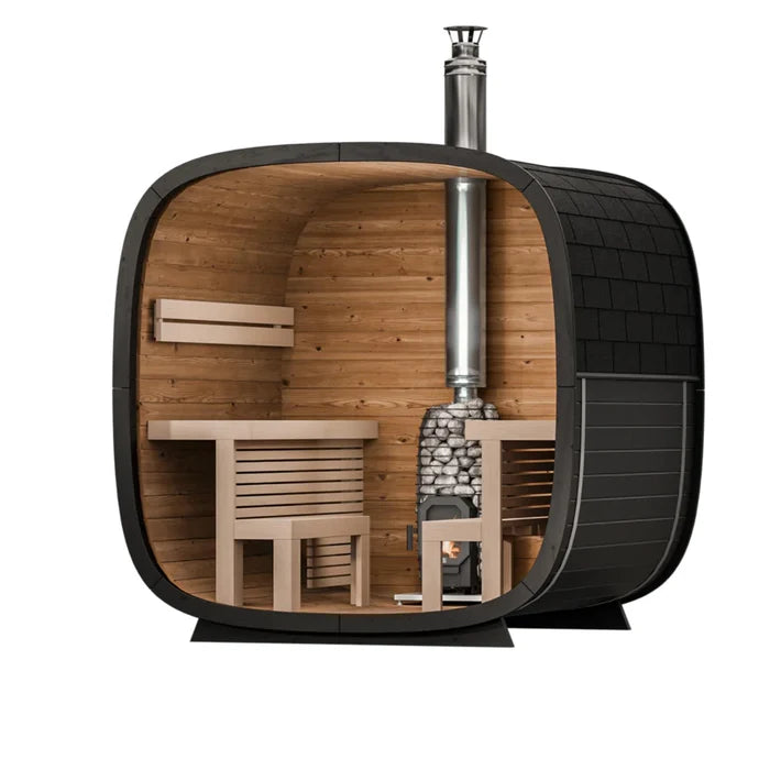 Leil Saunas Black Cube Comfort
