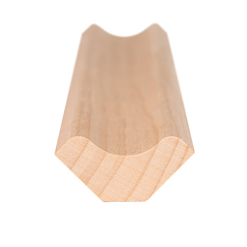 PROSAUNAS ALDER 1X2 INSIDE CORNER TRIM SI