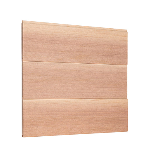ProSaunas Sauna Wood, Vertical Grain, Clear Grade A+, Tongue & Groove, V-Joint on 2 Edges of the Smooth Face, Wall Material