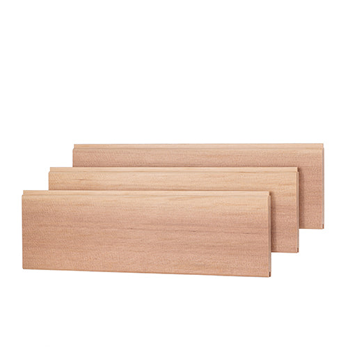 ProSaunas Sauna Wood, Vertical Grain, Clear Grade A+, Tongue & Groove, V-Joint on 2 Edges of the Smooth Face, Wall Material