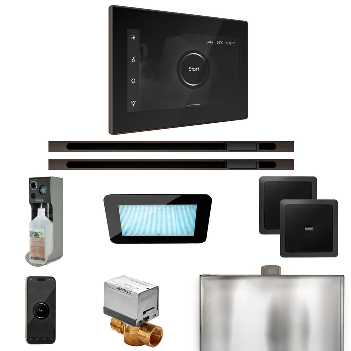 XDream Max Steam Shower Control Package with iSteamX Control and Linear Steamhead