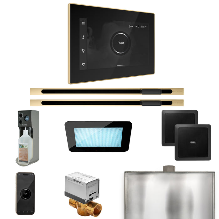 XDream Max Steam Shower Control Package with iSteamX Control and Linear Steamhead